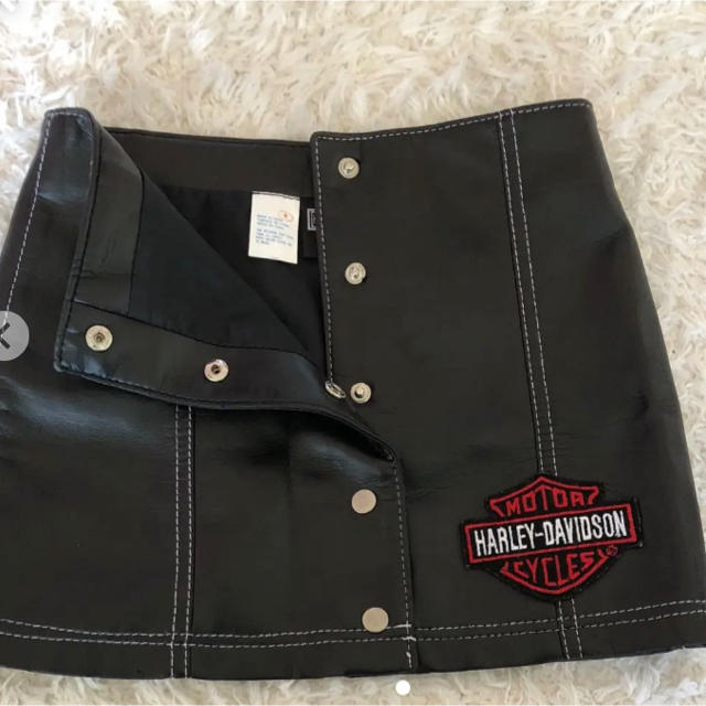 Harley Davidson(ハーレーダビッドソン)のHarley-Davidson レザースカート キッズ/ベビー/マタニティのキッズ服女の子用(90cm~)(スカート)の商品写真