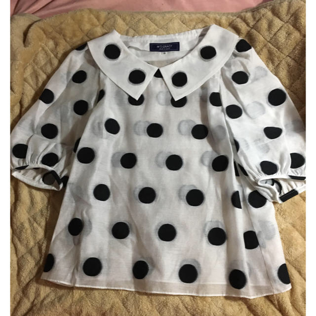 M'S GRACY(エムズグレイシー)のエムズグレイシー 水玉 夏服 レディースのトップス(Tシャツ(半袖/袖なし))の商品写真