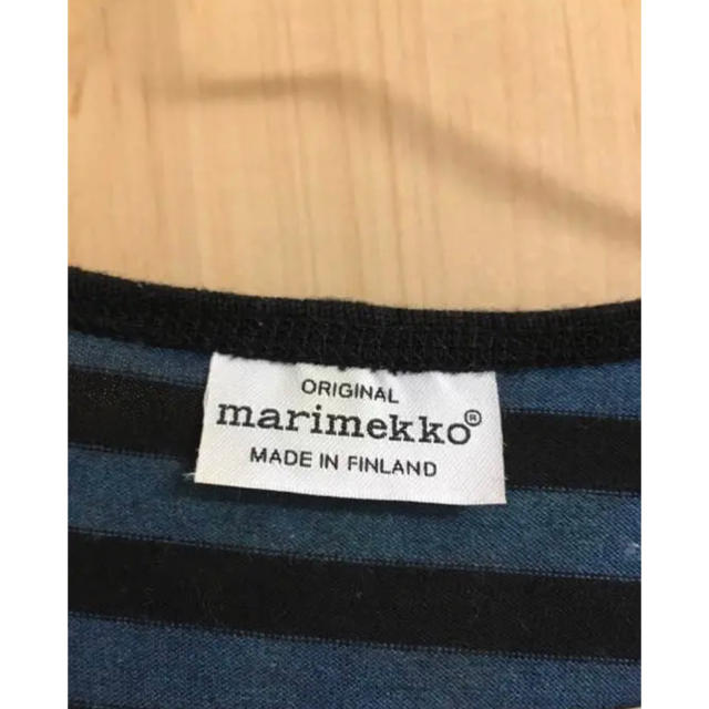 marimekko(マリメッコ)のマリメッコ　ボーダーワンピース レディースのワンピース(ひざ丈ワンピース)の商品写真
