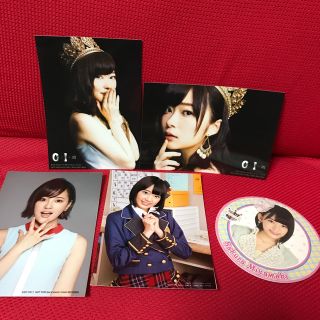 エイチケーティーフォーティーエイト(HKT48)のHKT48 指原莉乃 宮脇咲良 生写真 コースター(アイドルグッズ)