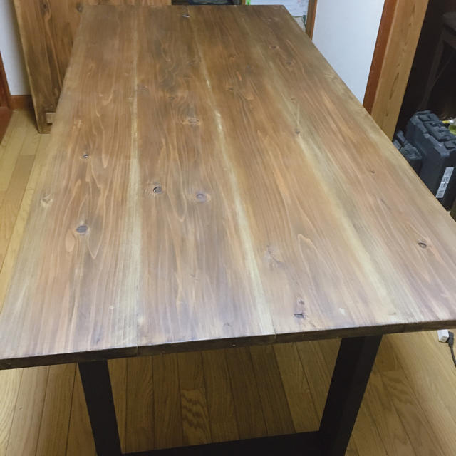 机/テーブル大特価 W180サイズ 無垢材を使ったダイニングテーブル 亜麻仁油仕上げ☆