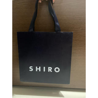 シロ(shiro)のSHIRO紙袋(ショップ袋)