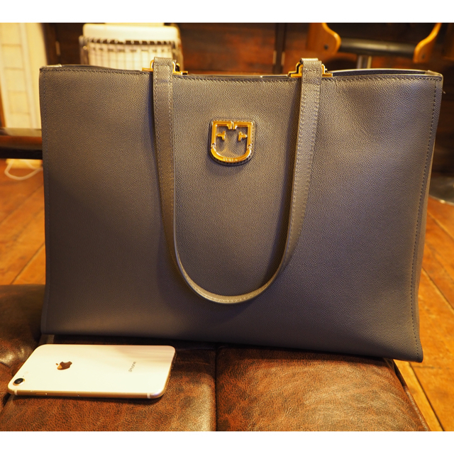 Furla - FURLA バッグ BELVEDERE トートバッグ グレーMの通販 by ...