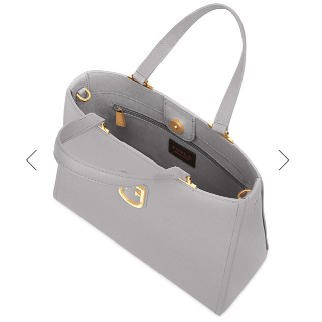 Furla - FURLA バッグ BELVEDERE トートバッグ グレーMの通販 by ...