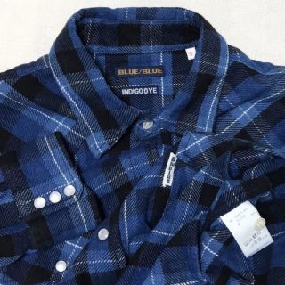 ハリウッドランチマーケット(HOLLYWOOD RANCH MARKET)のHRM BLUE BLUE ネルシャツ　ハリウッドランチマーケット (シャツ)