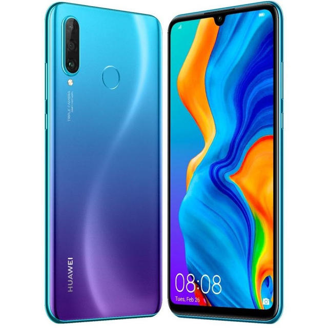 HUAWEI P30 lite ブルー SIMフリー