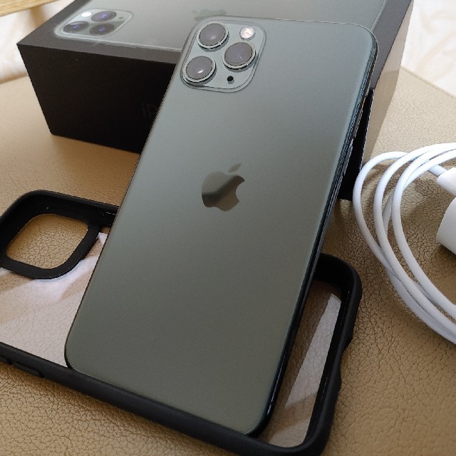 好評 - iPhone iPhone11 ミッドナイトグリーン SoftBank 256GB Pro