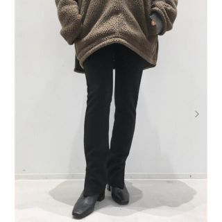 アパルトモンドゥーズィエムクラス(L'Appartement DEUXIEME CLASSE)のアパルトモン Wool Zip Leggings ブラック(レギンス/スパッツ)