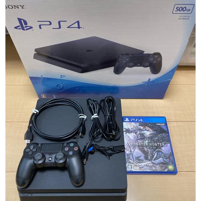 PS4 500GB モンハンワールド セット