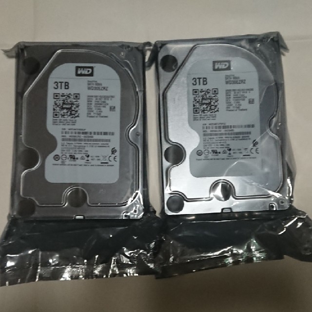 WD30EZRZ 3TB HDD 2つセット(未開封・未使用)