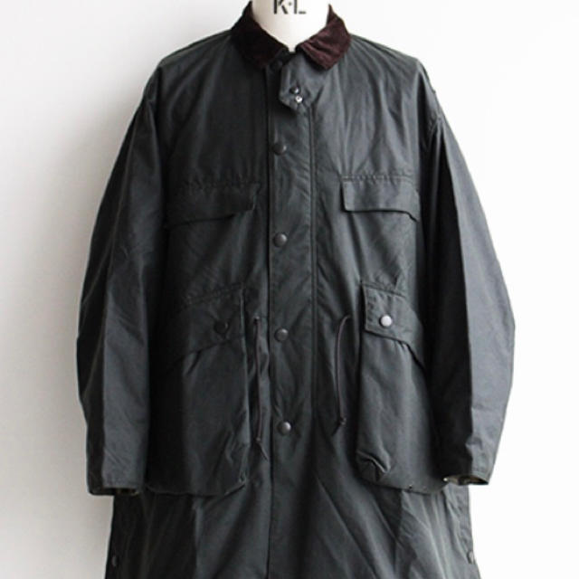 Engineered Garments(エンジニアードガーメンツ)の新品　barbour kaptain sunshine 36 sagegreen メンズのジャケット/アウター(ステンカラーコート)の商品写真