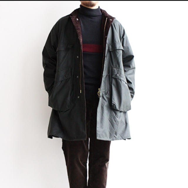 Engineered Garments(エンジニアードガーメンツ)の新品　barbour kaptain sunshine 36 sagegreen メンズのジャケット/アウター(ステンカラーコート)の商品写真