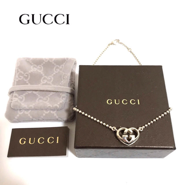 Gucci(グッチ)の【正規品】美品✨GUCCI ハートペンダント レディースのアクセサリー(ネックレス)の商品写真