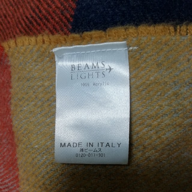 BEAMS(ビームス)のBEAMS LIGHTS マフラー Made in Italy レディースのファッション小物(マフラー/ショール)の商品写真