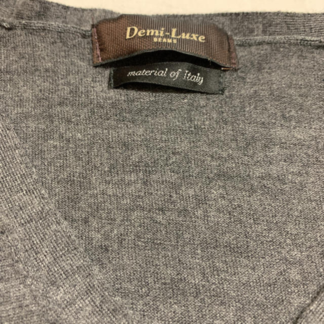 Demi-Luxe BEAMS(デミルクスビームス)の【クリーニング済】デミルクス ビームス グレー色 ニット レディースのトップス(ニット/セーター)の商品写真