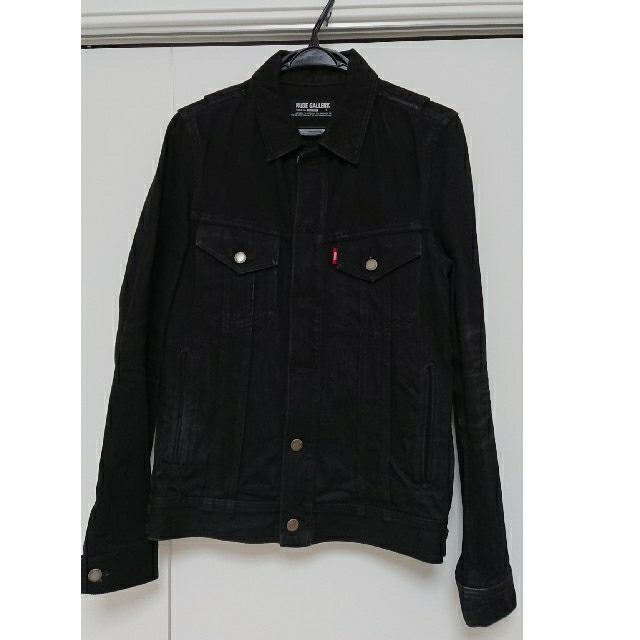 RUDE GALLERY(ルードギャラリー)のRUDE GALLERY RIGID DENIM jkt black TYPE1 メンズのジャケット/アウター(Gジャン/デニムジャケット)の商品写真