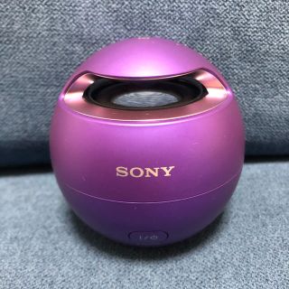 ソニー(SONY)のSONY ワイヤレスポータブルスピーカー SRS-X1 パープル(ポータブルプレーヤー)