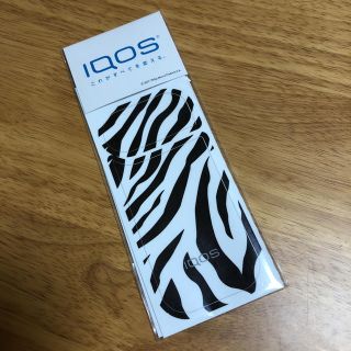 iQOS フィルム ゼブラ柄 新品未開封(タバコグッズ)