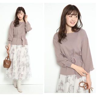 ジャスグリッティー(JUSGLITTY)の JUSGLITTY (ジャスグリッティー) ベルト付きニット(ニット/セーター)