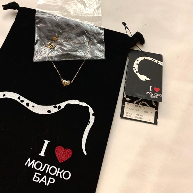 MOROKOBAR(モロコバー)の新品　morokober モロコバー 10Kハートアンクレット（Love） レディースのアクセサリー(アンクレット)の商品写真