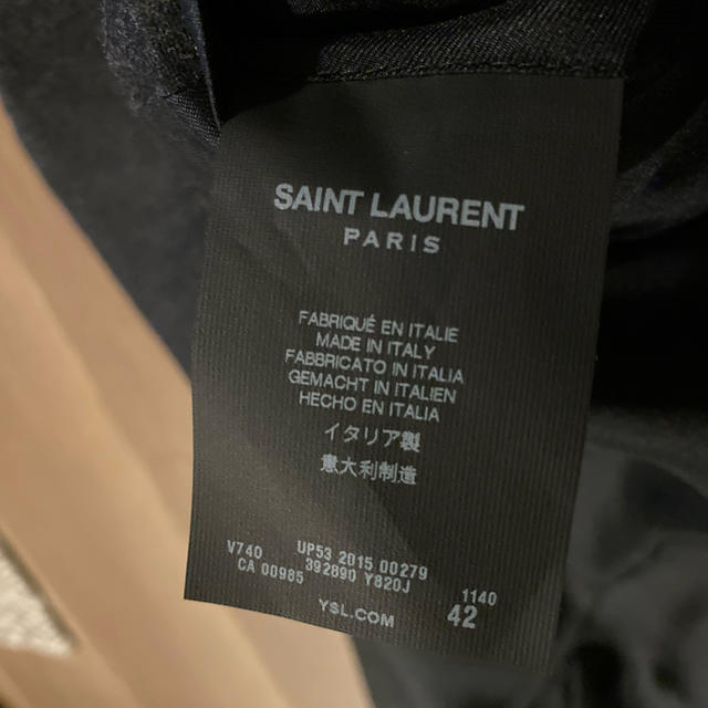 Saint Laurent(サンローラン)の【42】Saint Laurent Parisグレースーツ一つボタン新品未使用 メンズのスーツ(セットアップ)の商品写真