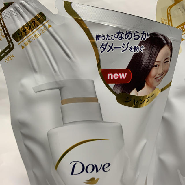 Unilever(ユニリーバ)のDOVE ダヴ NEW ダメージケア シャンプー＆コンディショナー セット コスメ/美容のヘアケア/スタイリング(シャンプー)の商品写真