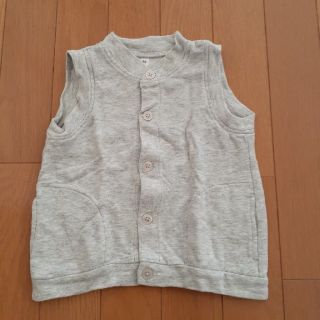 ムジルシリョウヒン(MUJI (無印良品))のベビー服  良品計画 ベスト 男女兼用 80㎝(その他)