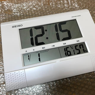 セイコー(SEIKO)の未使用☆電波掛置兼用時計 【SEIKO】SQ435W(掛時計/柱時計)