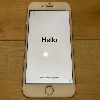 アイフォーン(iPhone)の【再値下げ】iPhone 6s 64GB  SIMフリー　ローズゴールド(スマートフォン本体)