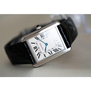 カルティエ(Cartier)の美品 カルティエ タンク ソロ シルバー LM Cartier(腕時計(アナログ))