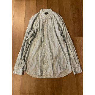 バレンシアガ(Balenciaga)のバレンシアガBALENCIAGAドレスシャツ37美中古バックロゴオーバーサイズ(シャツ)