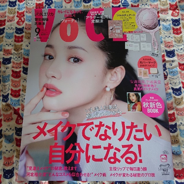 沢尻エリカ☆VoCE  ヴォーチェ　9月号☆即購入OK エンタメ/ホビーの雑誌(ファッション)の商品写真