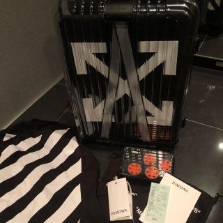 リモワ(RIMOWA)のrimowa off-white 超希少 スーツケース 定価以下！レシートあり！(トラベルバッグ/スーツケース)