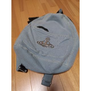 ヴィヴィアンウエストウッド(Vivienne Westwood)のレア ヴィヴィアンウエストウッド エッジウェア リュック バックパック ブルー(リュック/バックパック)