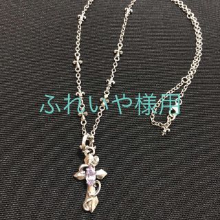 30%割引大特価!! Patrick Cox ネックレス ユリとクロス 925刻印