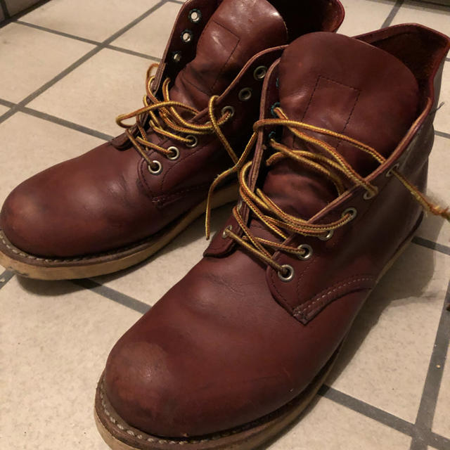 REDWING(レッドウィング)のレッドウィング PLAIN TOE プレーントゥ 9105 RED BROWN メンズの靴/シューズ(ブーツ)の商品写真