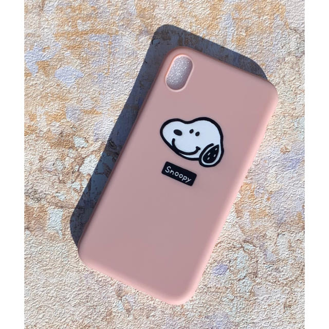 iPhone(アイフォーン)の❤️大人気★❤️iPhoneXRケース★スヌーピー★ピンク ハンドメイドのスマホケース/アクセサリー(スマホケース)の商品写真