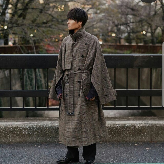 【stein】 19AW LAY OVERSIZED OVERLAP COAT