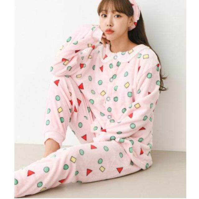 ピンク クレヨンしんちゃんパジャマセット ４色 r297