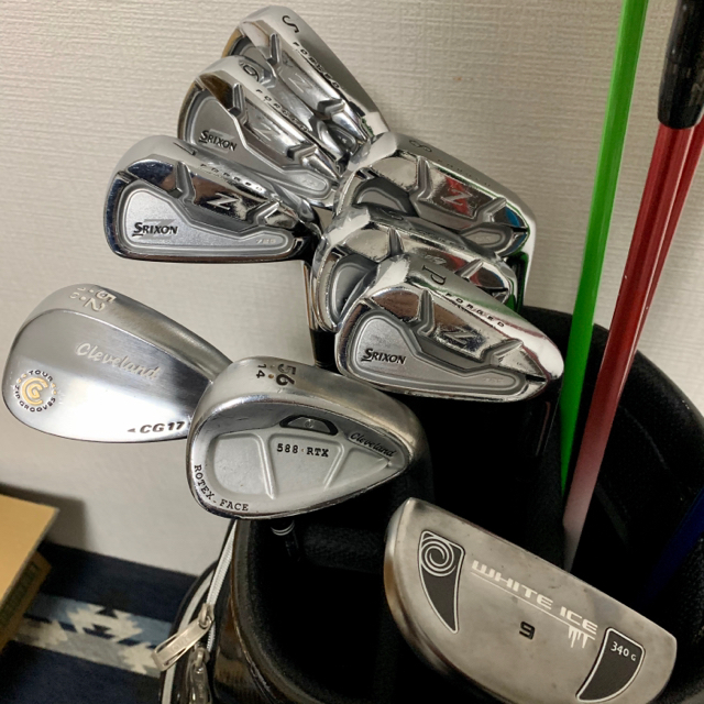 Y5389 SRIXON Z725 スリクソン メンズ 右利き 9本セット S