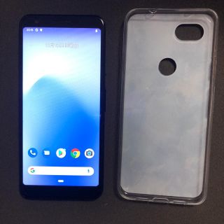 ソフトバンク(Softbank)の【限界値下げ】Pixel 3a 64GB ソフトバンク ケース フィルム付 美品(スマートフォン本体)