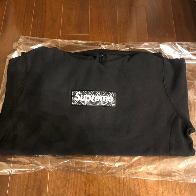 黒 S supreme box logo bandana box logo