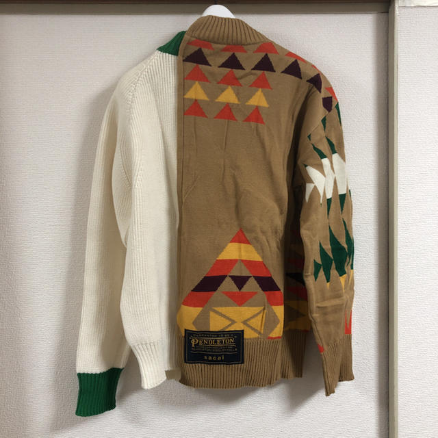 sacai(サカイ)のサカイ　sacai × pendleton カーディガン 19ss 新品 レディースのトップス(カーディガン)の商品写真