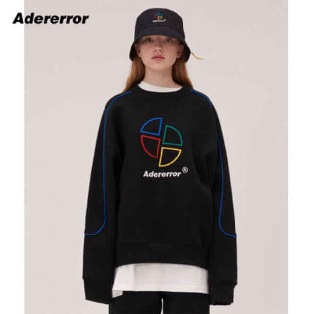 トップスAder error Slice logo sweat アーダーエラー