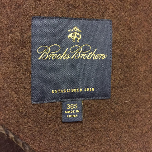 Brooks Brothers メルトン ロングコート ×moon