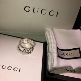 グッチ(Gucci)のりくぼー様専用　GUCCI インターロッキングG メンズ指輪(リング(指輪))