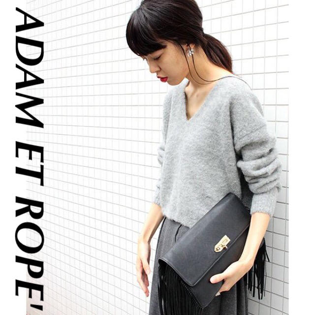 Adam et Rope'(アダムエロぺ)のアダムエロペ ADAM ET ROPE' BABYアルパカニット セーター レディースのトップス(ニット/セーター)の商品写真