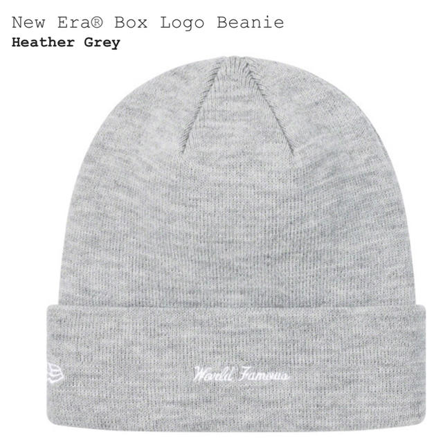 メールが Supreme - New Era® Box Logo Beanieの通販 by ミッドハム・ハット卿's shop|シュプリームならラクマ ニット