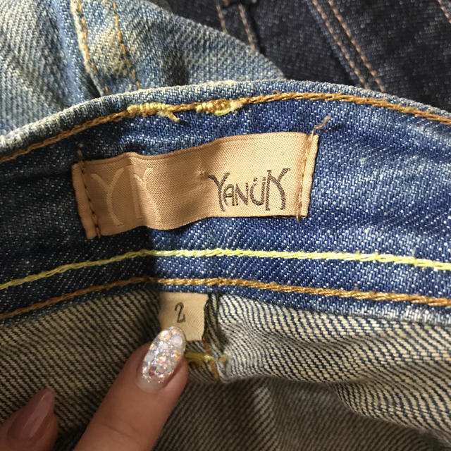 YANUK(ヤヌーク)のヤヌーク　デニムミニ レディースのスカート(ミニスカート)の商品写真