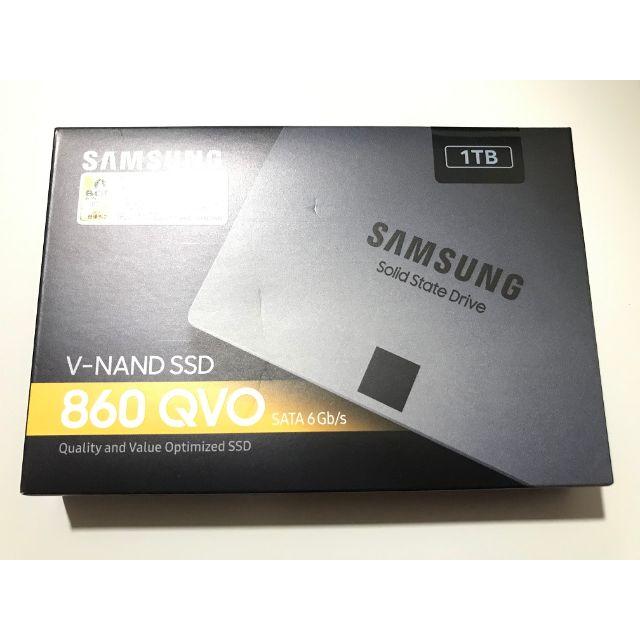 SSD 1TB(1000GB)(Samsung SSD 1TB 860QVO) PCパーツ
